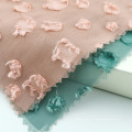 Polyester Silk Mariffon Jacquard Dobby tissu